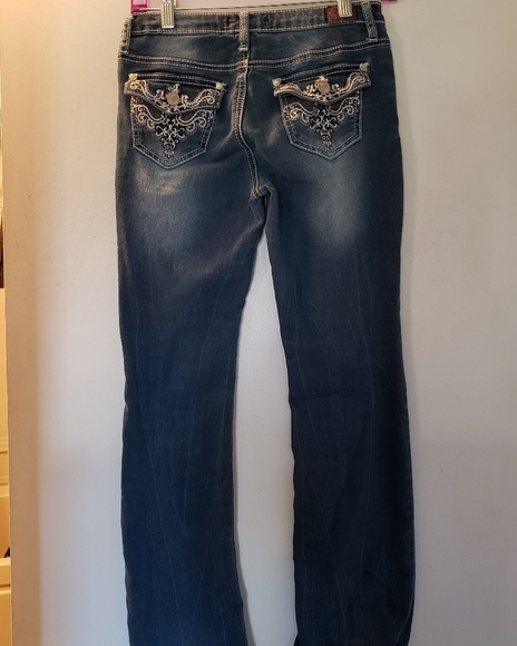 6X Slim Wrangler Girls Q-babyJean Antique Indigo
